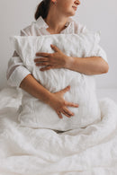 Linen Bed Set White — Duvet Cover & Pillowcases