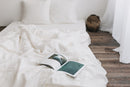 Linen Bed Set White — Duvet Cover & Pillowcases