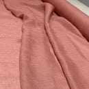 Linen Fabric Gauze Rose 140 cm - Natural Linen