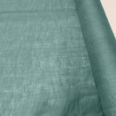 Linen Fabric Gauze Petrol Blue  - Linen Fabric