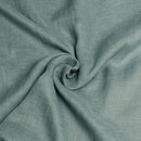 Linen Fabric Gauze Petrol Blue  - Linen Fabric